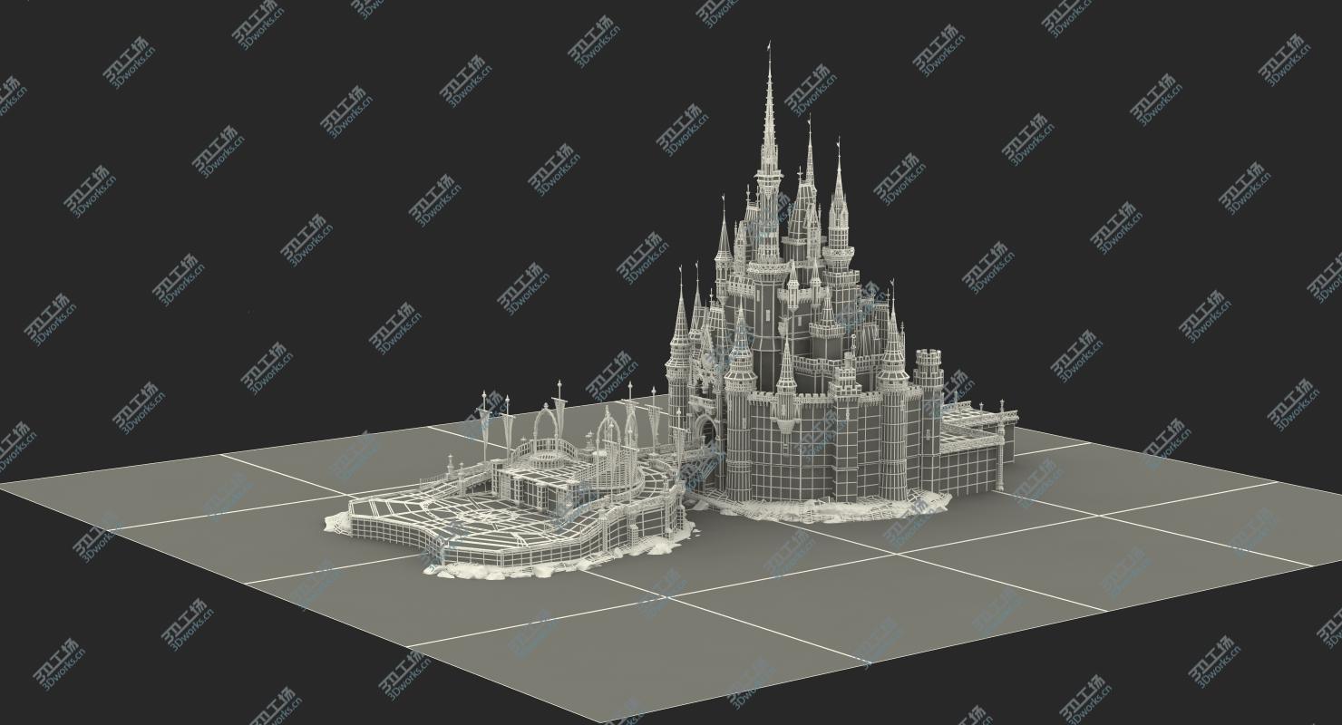 images/goods_img/20210319/3D Cinderella Castle model/4.jpg